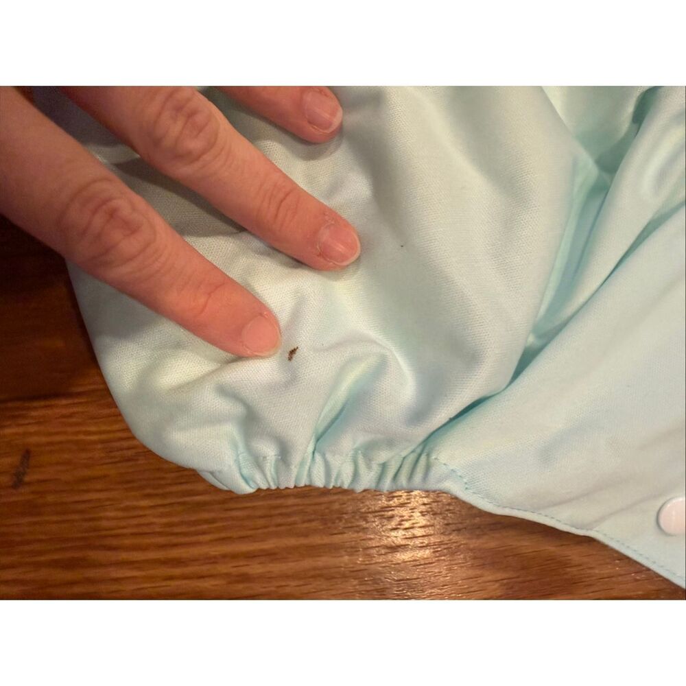 Lot of 5 Alva Baby Multicolor Reusable Pocket Cloth Diapers Adjustable One Size - Picture 4 of 4